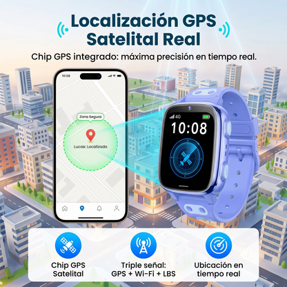 Smartwatch Infantil 4G LittleStep – Localizador GPS, Llamadas y Botón SOS