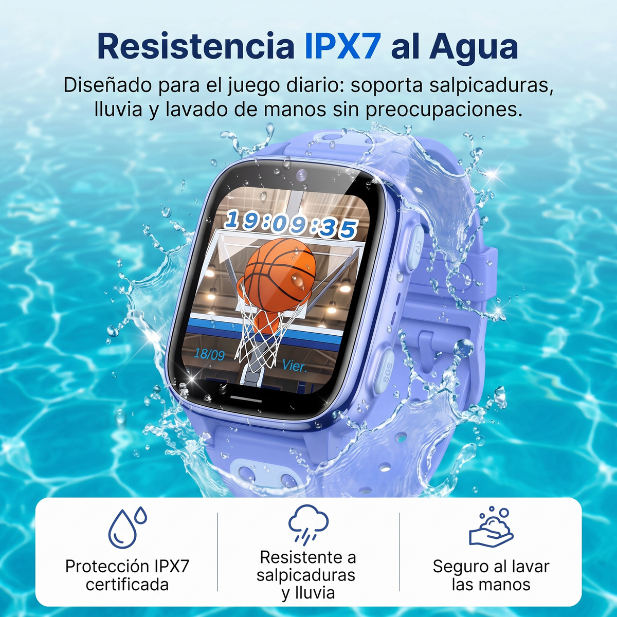 Smartwatch Infantil 4G LittleStep – Localizador GPS, Llamadas y Botón SOS