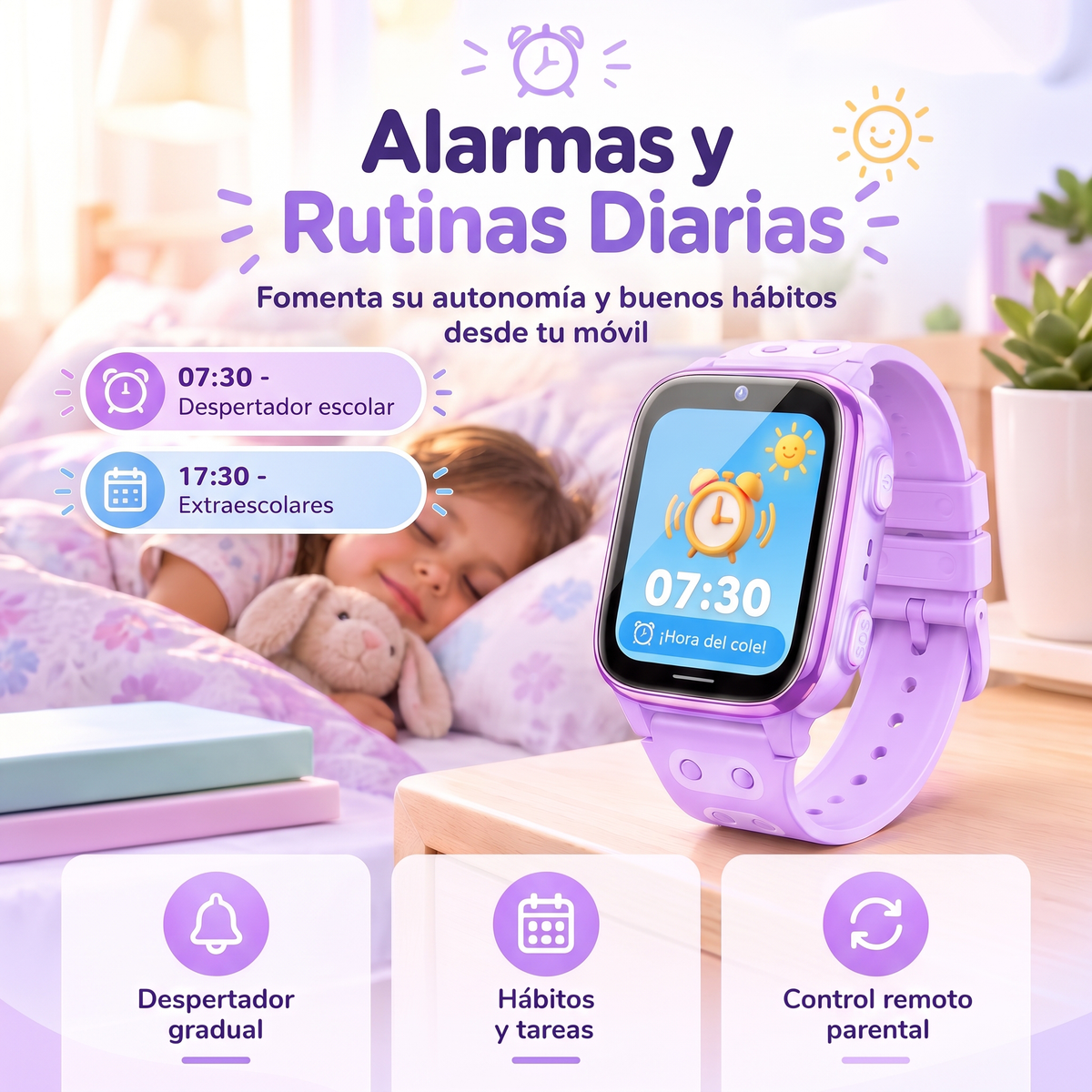 Smartwatch Infantil 4G LittleStep – Localizador GPS, Llamadas y Botón SOS